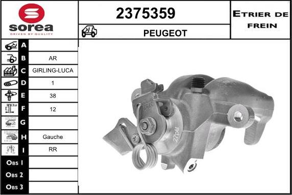 EAI 2375359 - Pinza freno autozon.pro