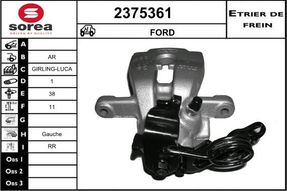 EAI 2375361 - Pinza freno autozon.pro