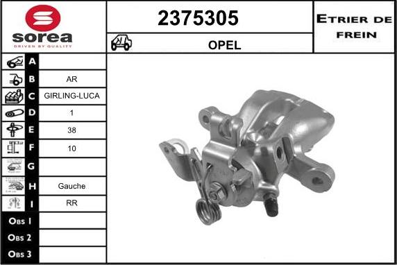 EAI 2375305 - Pinza freno autozon.pro