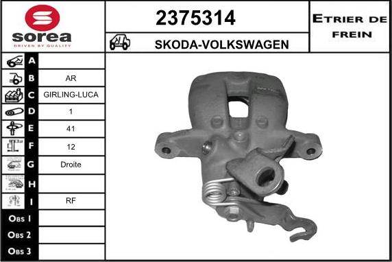 EAI 2375314 - Pinza freno autozon.pro