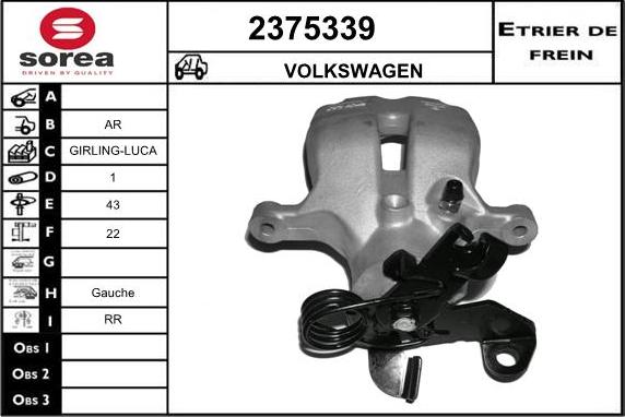 EAI 2375339 - Pinza freno autozon.pro