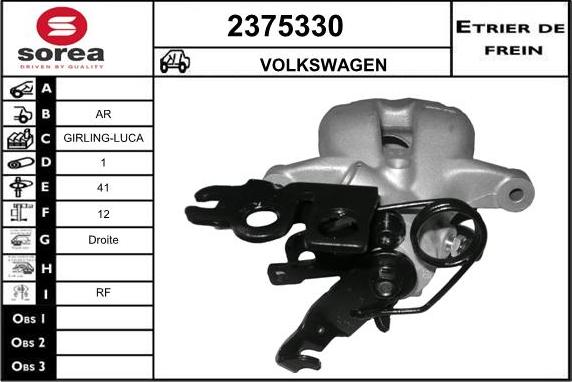 EAI 2375330 - Pinza freno autozon.pro