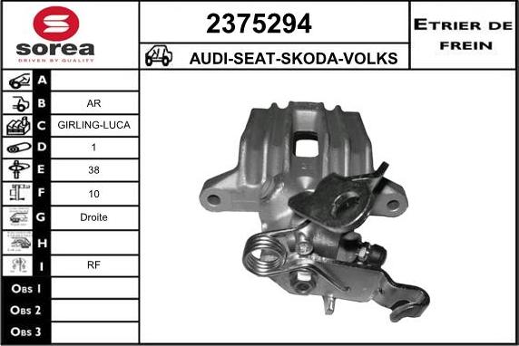 EAI 2375294 - Pinza freno autozon.pro