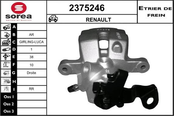 EAI 2375246 - Pinza freno autozon.pro