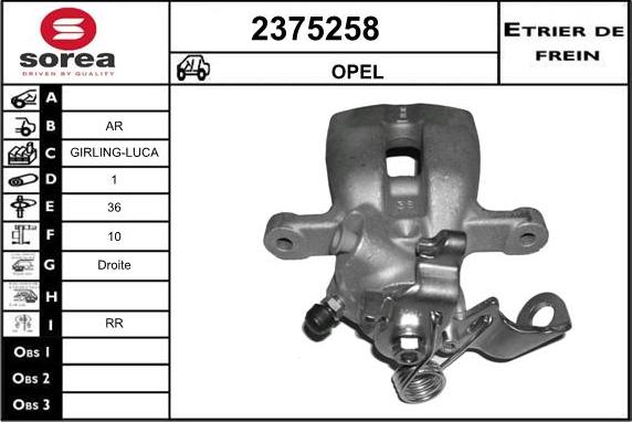 EAI 2375258 - Pinza freno autozon.pro