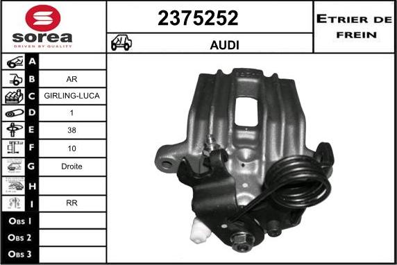 EAI 2375252 - Pinza freno autozon.pro