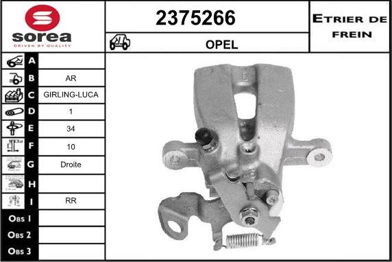 EAI 2375266 - Pinza freno autozon.pro