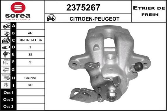 EAI 2375267 - Pinza freno autozon.pro