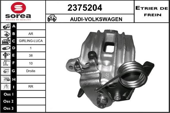 EAI 2375204 - Pinza freno autozon.pro