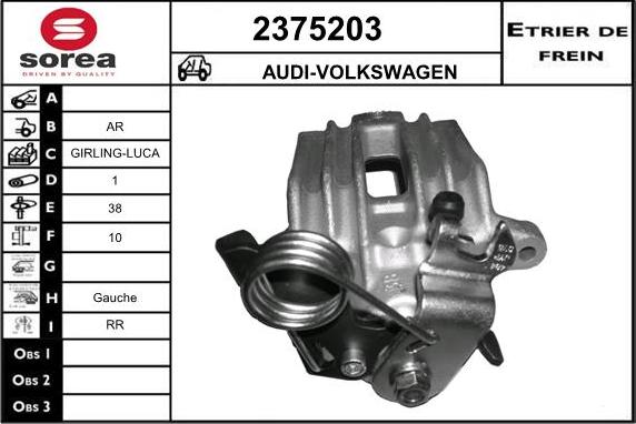 EAI 2375203 - Pinza freno autozon.pro