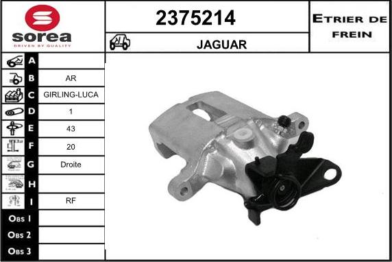 EAI 2375214 - Pinza freno autozon.pro