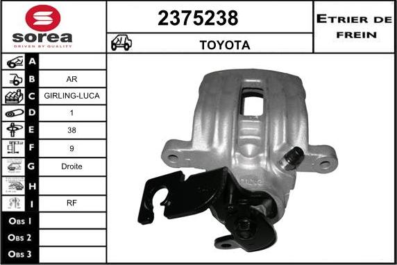 EAI 2375238 - Pinza freno autozon.pro