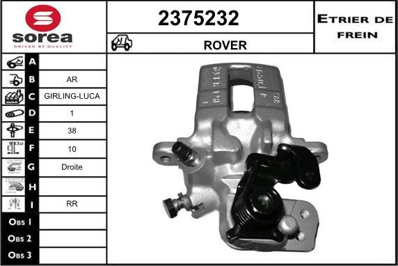 EAI 2375232 - Pinza freno autozon.pro