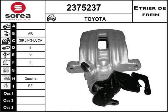 EAI 2375237 - Pinza freno autozon.pro