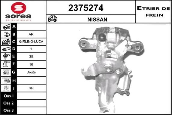 EAI 2375274 - Pinza freno autozon.pro