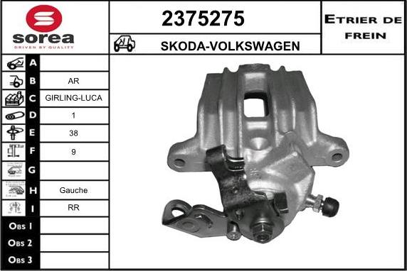 EAI 2375275 - Pinza freno autozon.pro