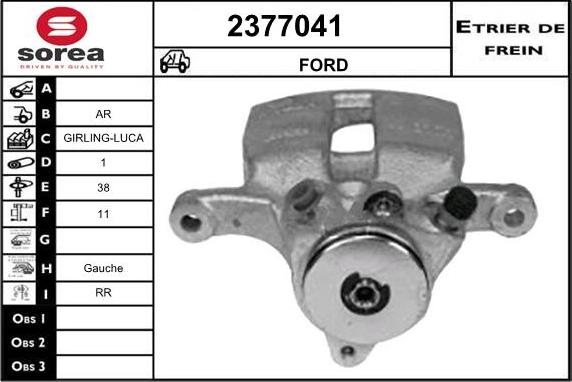 EAI 2377041 - Pinza freno autozon.pro