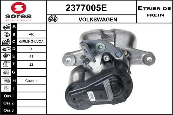 EAI 2377005E - Pinza freno autozon.pro