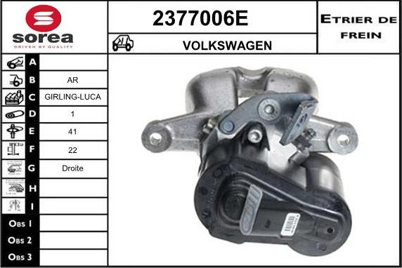 EAI 2377006E - Pinza freno autozon.pro