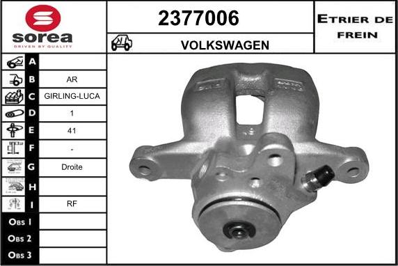 EAI 2377006 - Pinza freno autozon.pro