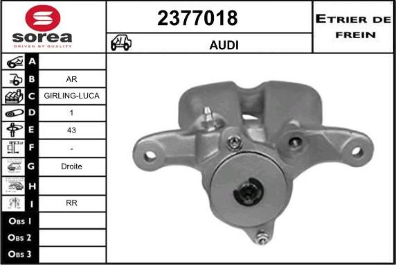 EAI 2377018 - Pinza freno autozon.pro