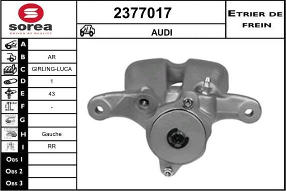 EAI 2377017 - Pinza freno autozon.pro