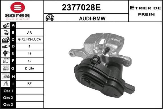 EAI 2377028E - Pinza freno autozon.pro