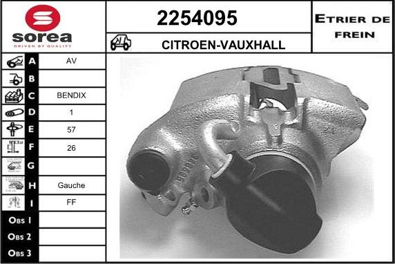 EAI 2254095 - Pinza freno autozon.pro