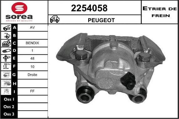 EAI 2254058 - Pinza freno autozon.pro