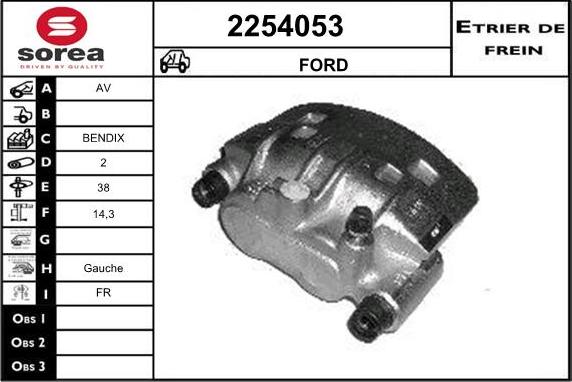 EAI 2254053 - Pinza freno autozon.pro