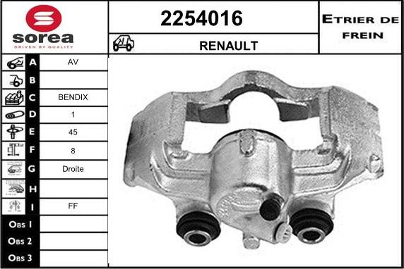 EAI 2254016 - Pinza freno autozon.pro