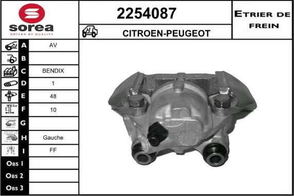 EAI 2254087 - Pinza freno autozon.pro