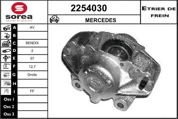 EAI 2254030 - Pinza freno autozon.pro