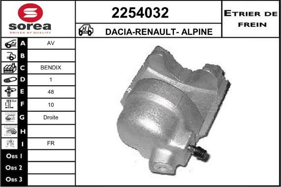 EAI 2254032 - Pinza freno autozon.pro