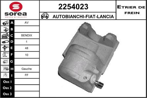 EAI 2254023 - Pinza freno autozon.pro