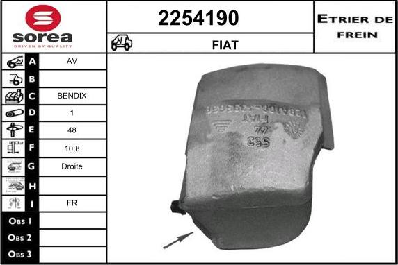 EAI 2254190 - Pinza freno autozon.pro