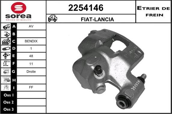 EAI 2254146 - Pinza freno autozon.pro