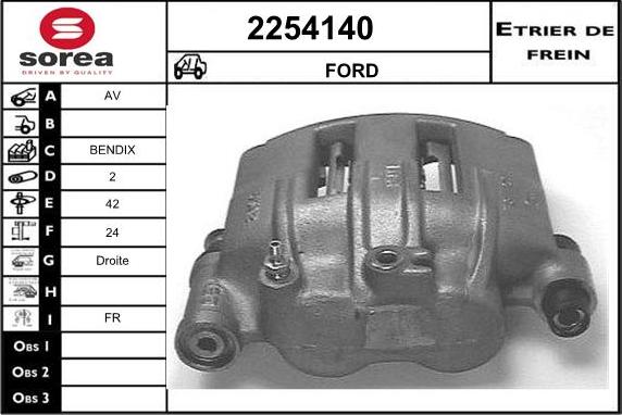 EAI 2254140 - Pinza freno autozon.pro