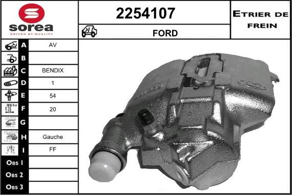 EAI 2254107 - Pinza freno autozon.pro