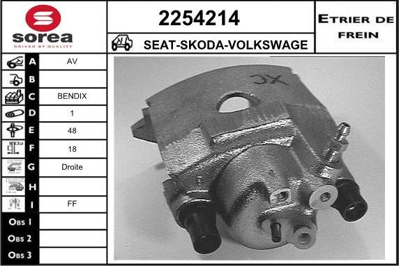 EAI 2254214 - Pinza freno autozon.pro