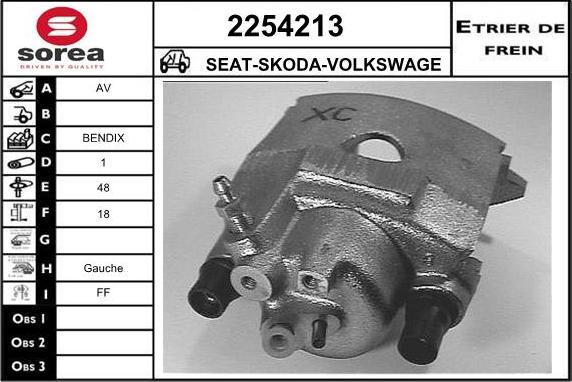 EAI 2254213 - Pinza freno autozon.pro