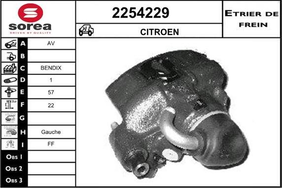 EAI 2254229 - Pinza freno autozon.pro