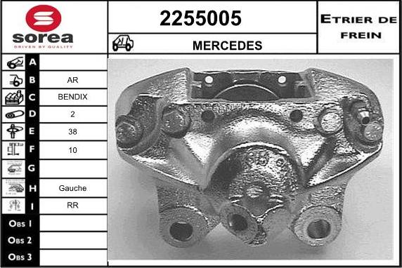 EAI 2255005 - Pinza freno autozon.pro