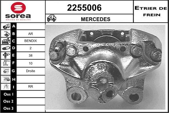 EAI 2255006 - Pinza freno autozon.pro