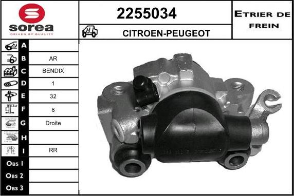 EAI 2255034 - Pinza freno autozon.pro