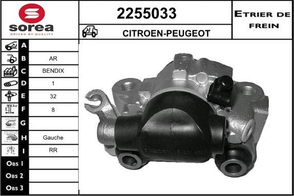 EAI 2255033 - Pinza freno autozon.pro