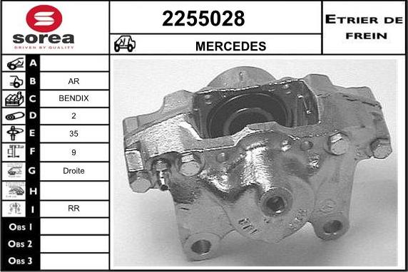 EAI 2255028 - Pinza freno autozon.pro