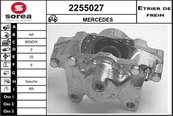 EAI 2255027 - Pinza freno autozon.pro