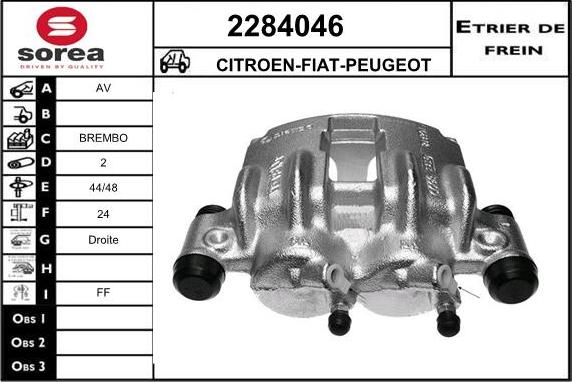 EAI 2284046 - Pinza freno autozon.pro