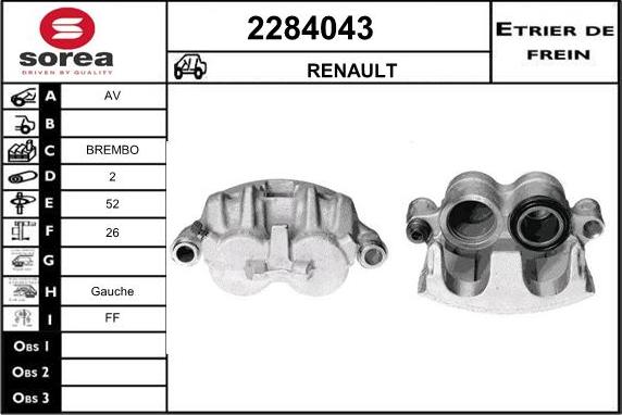 EAI 2284043 - Pinza freno autozon.pro